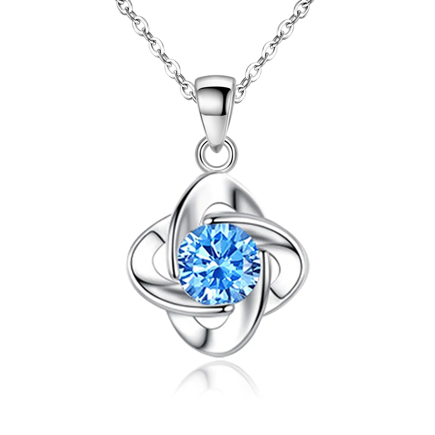 Blue Leaf Clover Earrings for Women Summer - Image 6