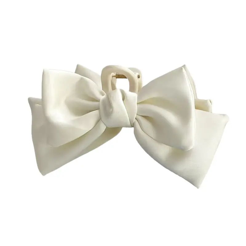 Oversized Bow Hairpin for Women Pink White Blue - Image 12