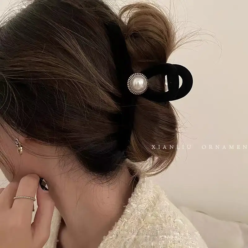 Oversized Bow Hairpin for Women Pink White Blue - Image 6