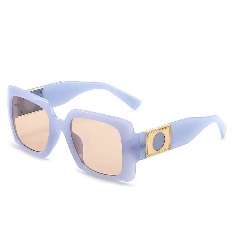 Korean Style Square Sunglasses Mint Green for Men Women - Image 5