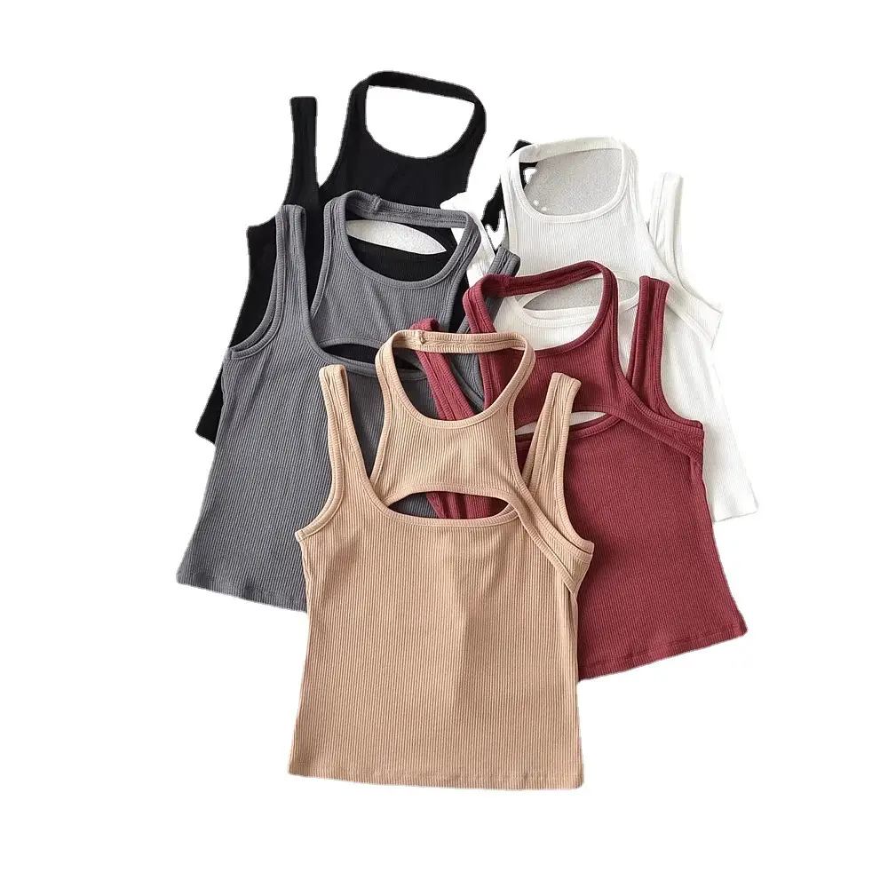 Women's Fake Two-piece Shoulder Camisole Summer 2022 - Image 10