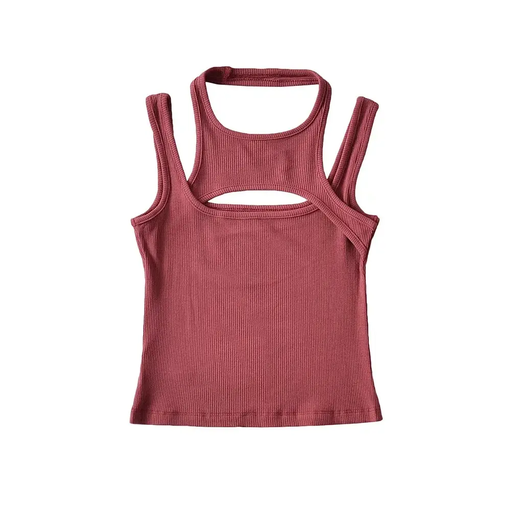 Women's Fake Two-piece Shoulder Camisole Summer 2022 - Image 2