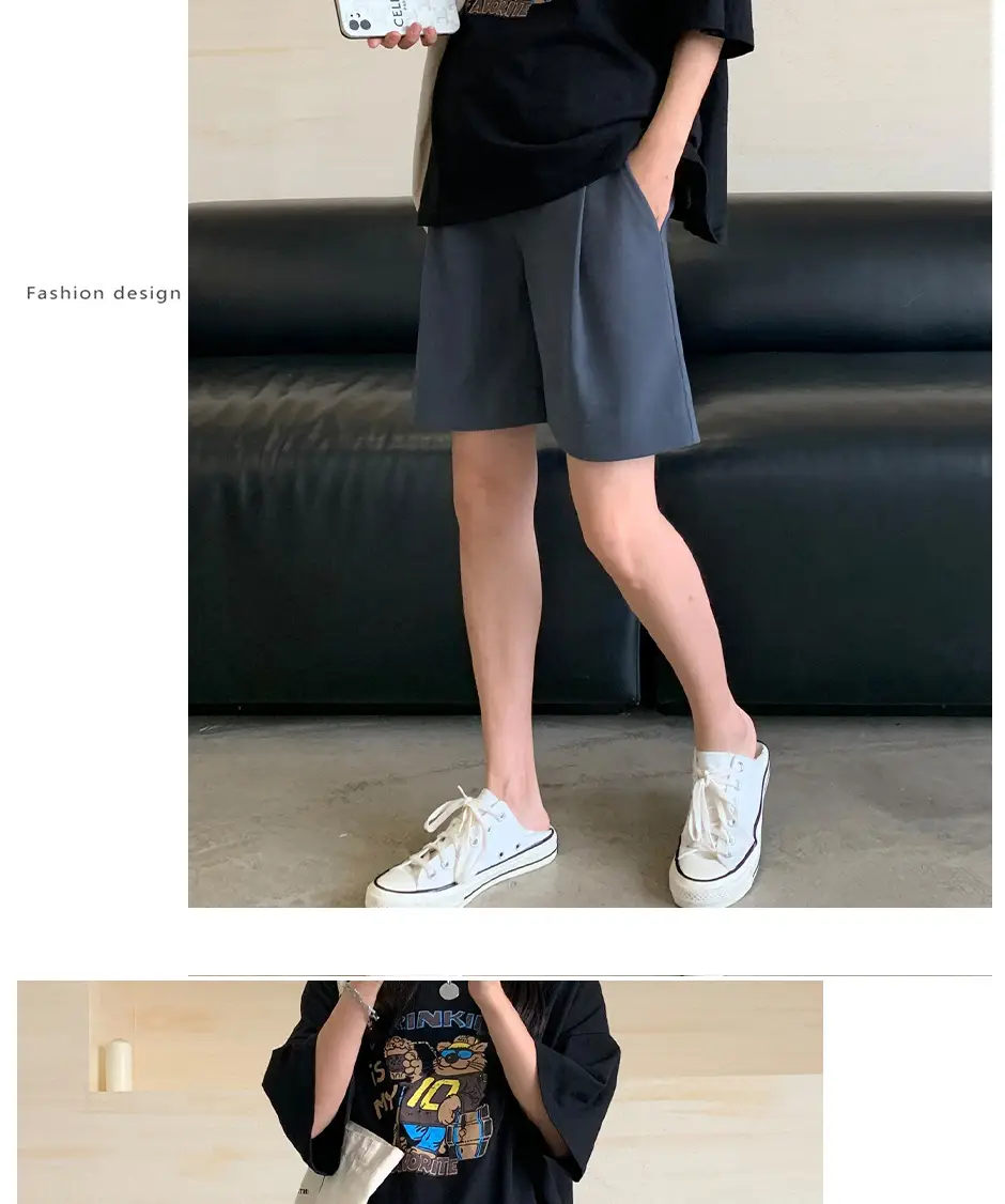 Women's Magenta Shorts with White Sneakers β feature 21