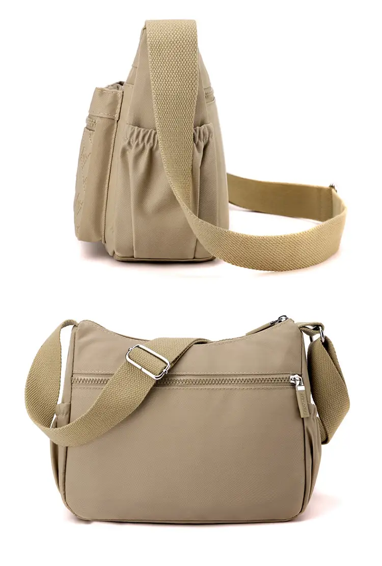 Blue Rhombus Embroidery Shoulder Bag for Women — feature 11