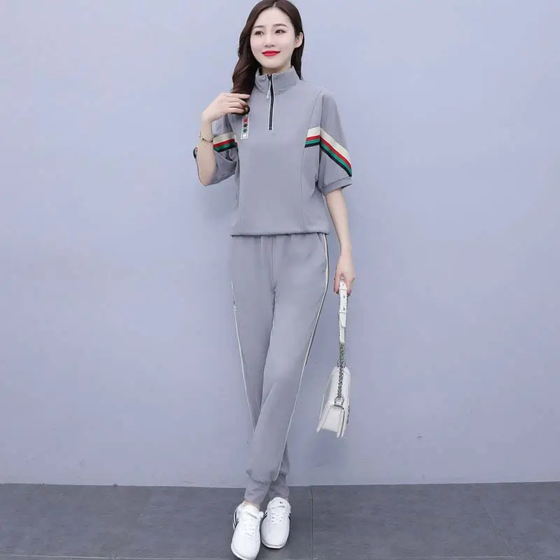 Green 2-Piece Women's Sports Casual Track Suit 2025 - Image 21