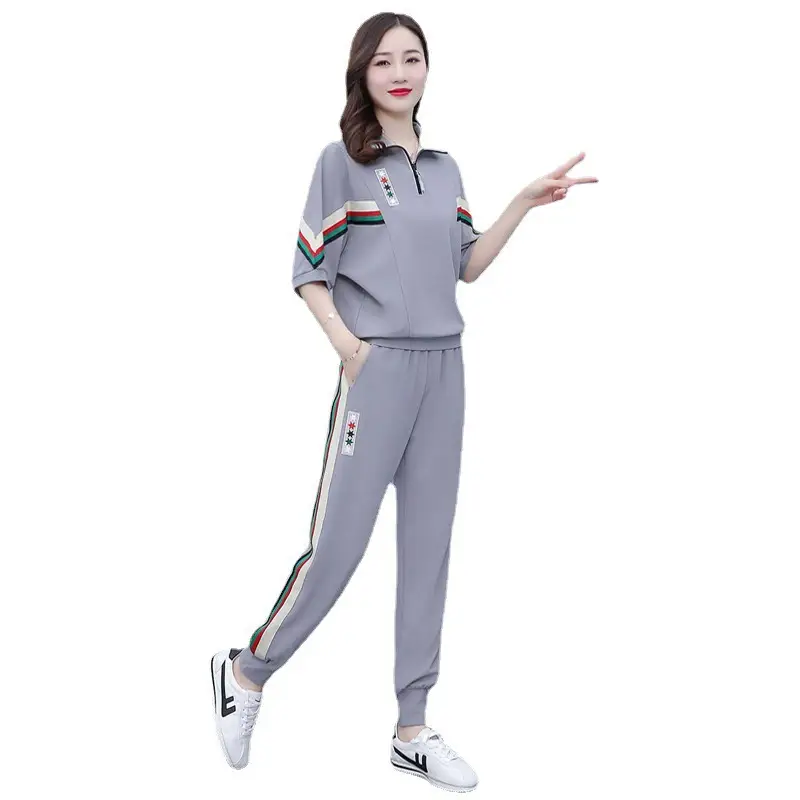 Green 2-Piece Women's Sports Casual Track Suit 2025 - Image 23