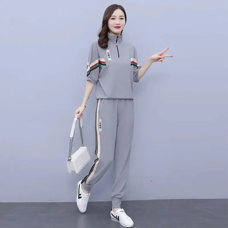 Green 2-Piece Women's Sports Casual Track Suit 2025 - Image 6