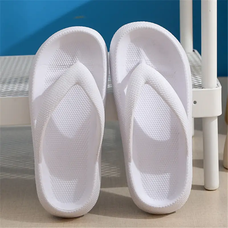 Factory Wholesale Non-Slip Flip Flops Yellow Casual Summer Slippers