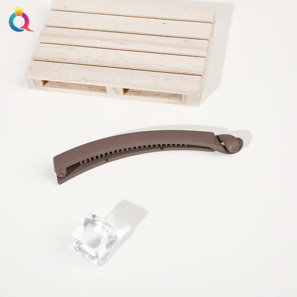 Black PVC Hair Clip for High Ponytail & Fixed Hairpin - Image 34