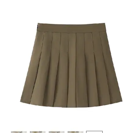 Black Pleated Skirt for Women Spring Autumn 2022 - Image 5