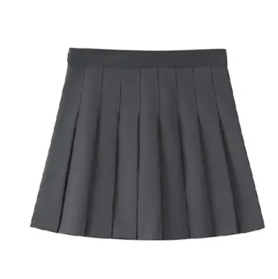 Black Pleated Skirt for Women Spring Autumn 2022 - Image 6