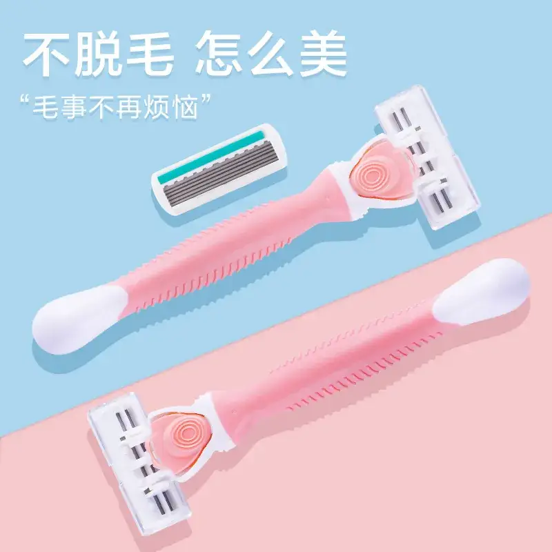 Women's Private Hair Removal Knife Set Blue - Image 5