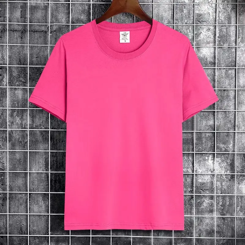 Men Grey Short Sleeve T-Shirt Solid Color - Image 13
