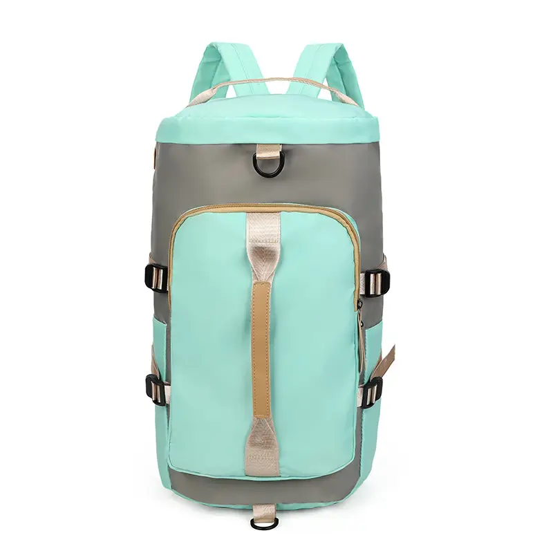 Double Shoulder Crossbody Gym Bag Women Large Capacity Travel Backpack - Image 2