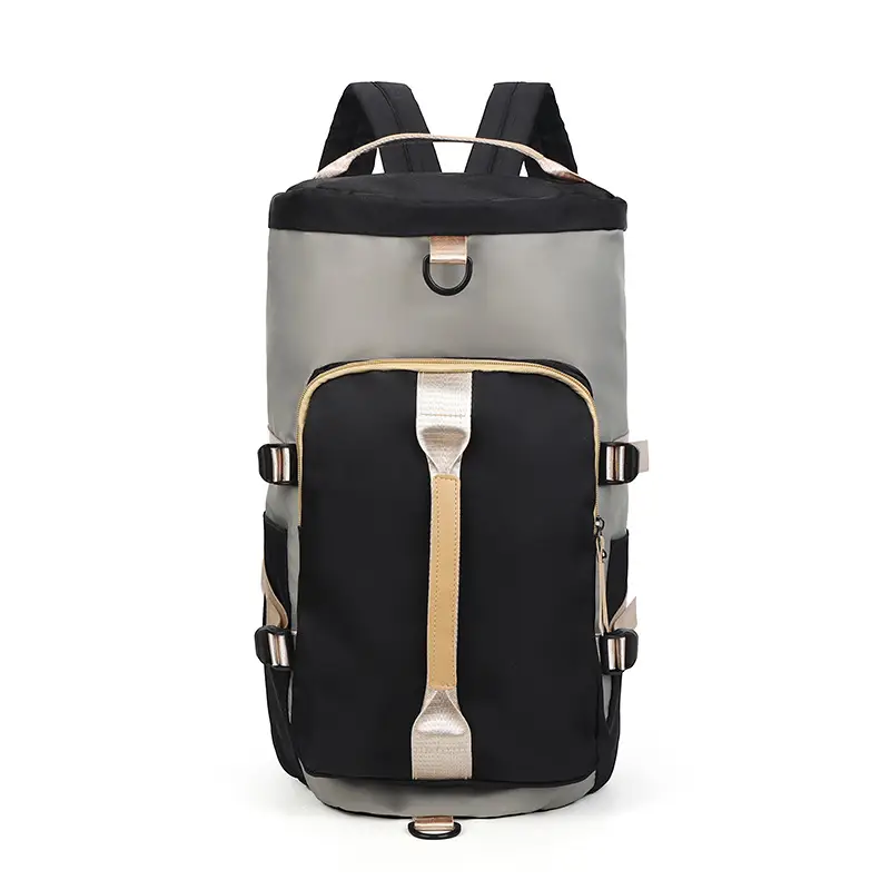 Double Shoulder Crossbody Gym Bag Women Large Capacity Travel Backpack - Image 3