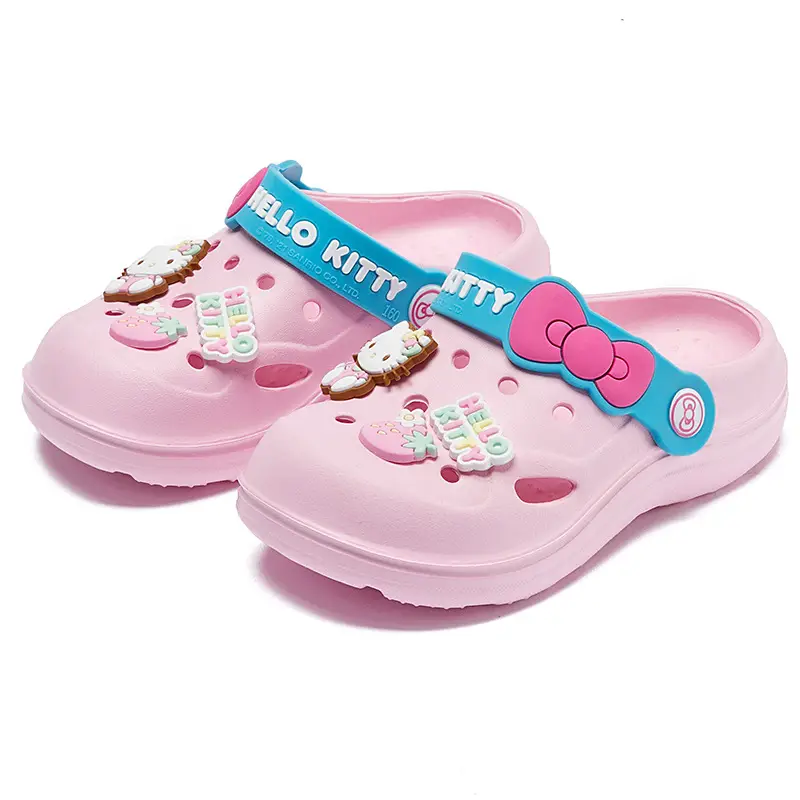 Sanlio children's slippers women's summer indoor non-slip children's hole shoes bathing cute baby cartoon beach shoes - Image 7