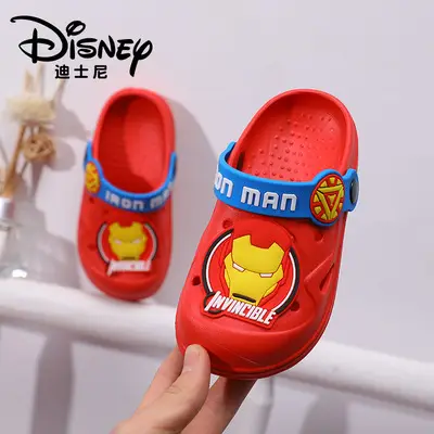 Sanlio children's slippers women's summer indoor non-slip children's hole shoes bathing cute baby cartoon beach shoes — feature 4
