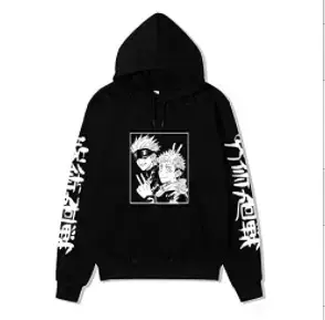 2022 Anime Fleece Lined Hoodie for Men Large - Image 14