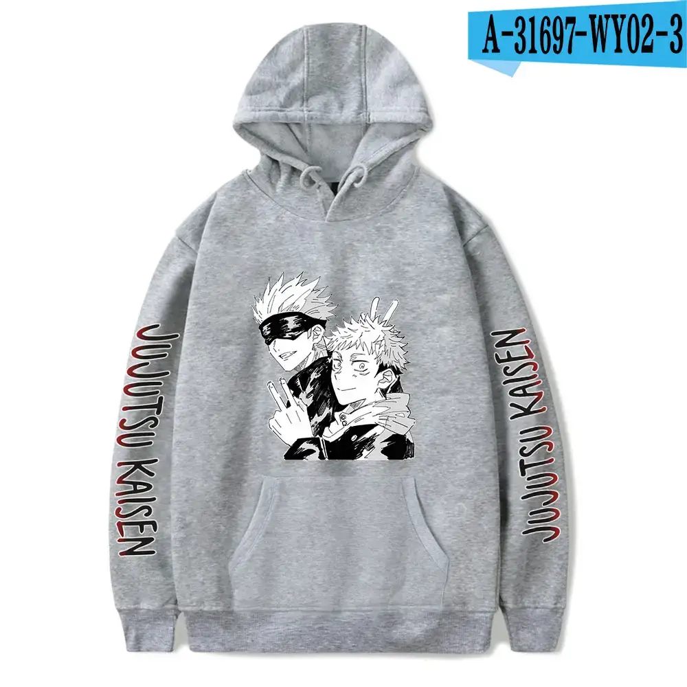 2022 Anime Fleece Lined Hoodie for Men Large - Image 7