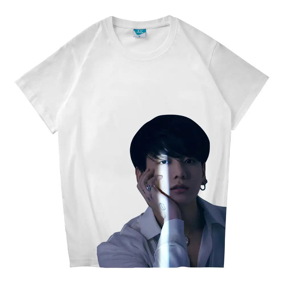 Korean Style Bulletproof T-Shirt White Short Sleeve - Image 15