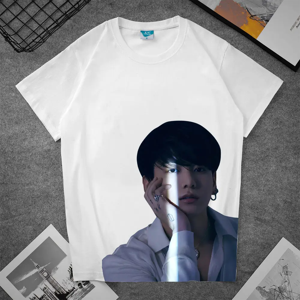 Korean Style Bulletproof T-Shirt White Short Sleeve - Image 7