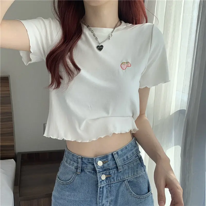 Sweet Spicy Crop Top for Women 2025 Summer - Image 18