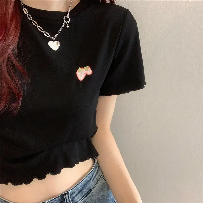 Sweet Spicy Crop Top for Women 2025 Summer - Image 20