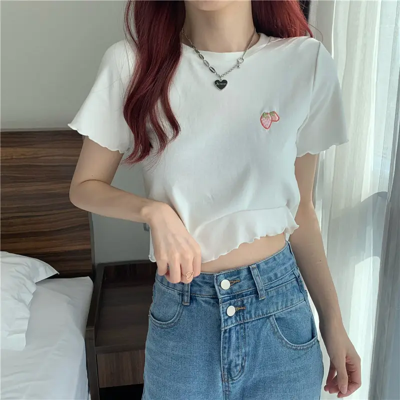 Sweet Spicy Crop Top for Women 2025 Summer — feature 13