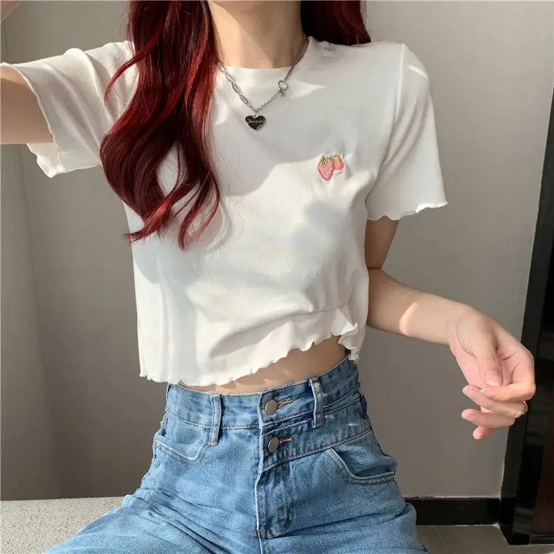 Sweet Spicy Crop Top for Women 2025 Summer — feature 14