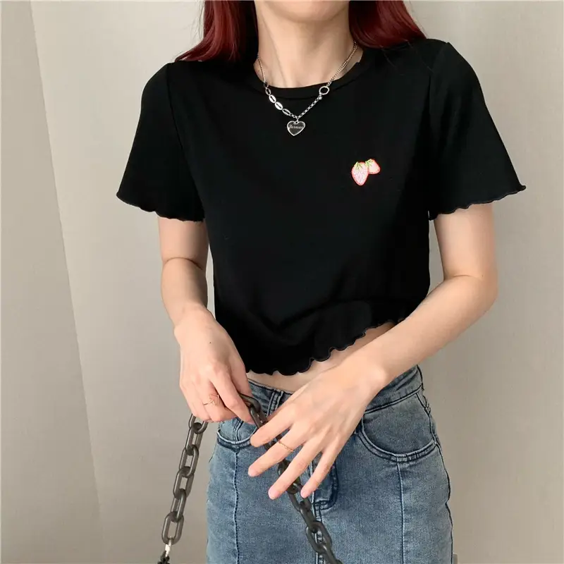 Sweet Spicy Crop Top for Women 2025 Summer — feature 32