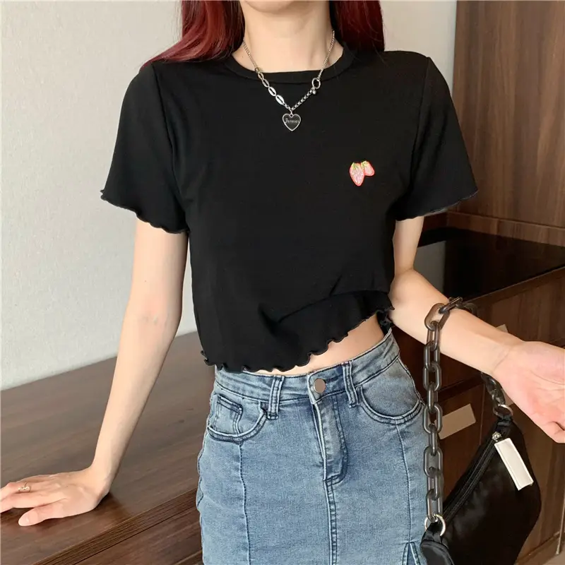 Sweet Spicy Crop Top for Women 2025 Summer — feature 34