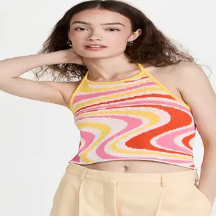 Women's Twisted Knit Backless Camisole Shorts Set — feature 4