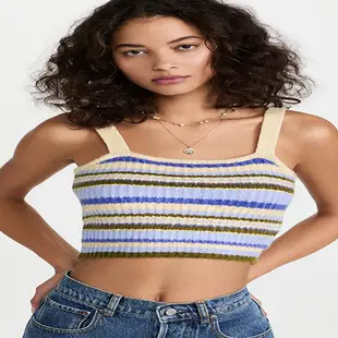 Women's Twisted Knit Backless Camisole Shorts Set — feature 7