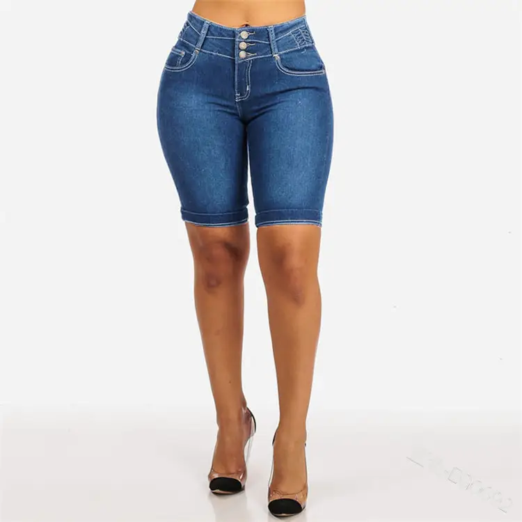 Summer Slim Fit Pocket Jeans for Women