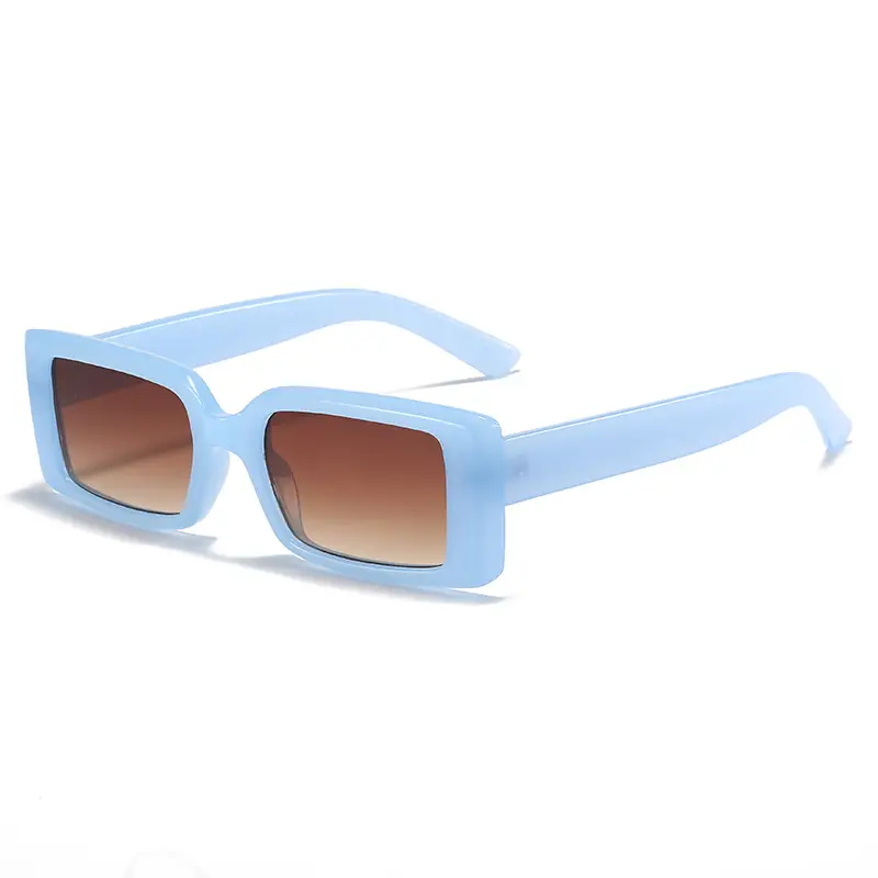Purple Square Jelly Sunglasses for Women - Image 6