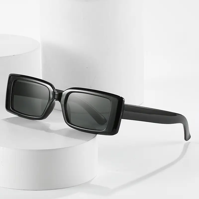 Purple Square Jelly Sunglasses for Women - Image 7