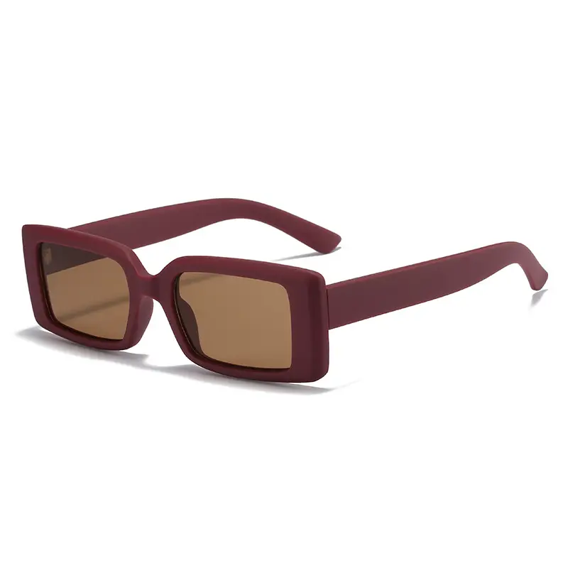 Purple Square Jelly Sunglasses for Women - Image 2