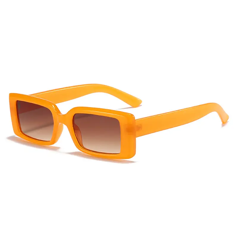 Purple Square Jelly Sunglasses for Women - Image 3