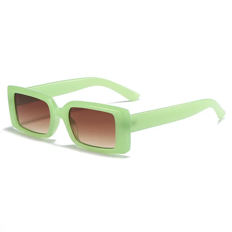 Purple Square Jelly Sunglasses for Women - Image 5