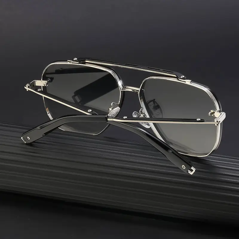 Retro Steampunk Sunglasses Men Women Diamond Trim - Image 5