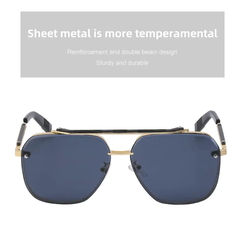Retro Steampunk Sunglasses Men Women Diamond Trim — feature 25