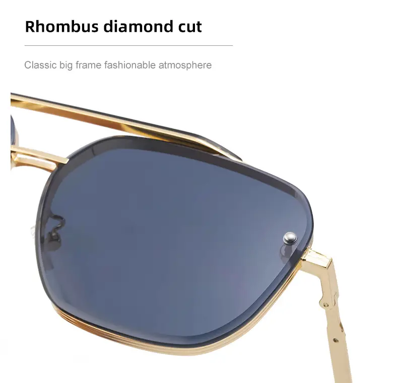 Retro Steampunk Sunglasses Men Women Diamond Trim — feature 26