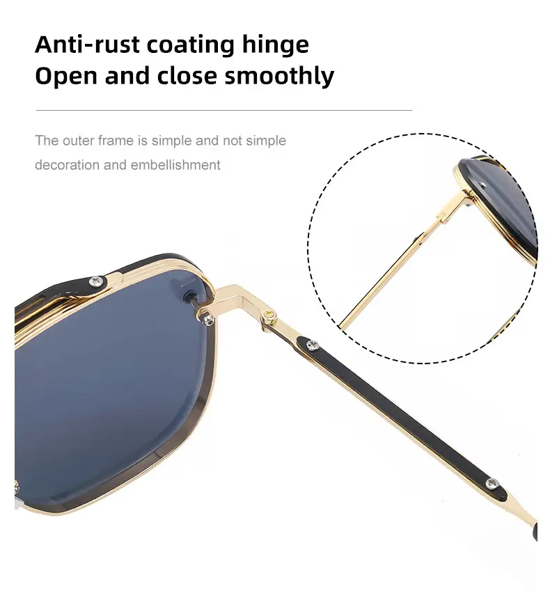 Retro Steampunk Sunglasses Men Women Diamond Trim — feature 28