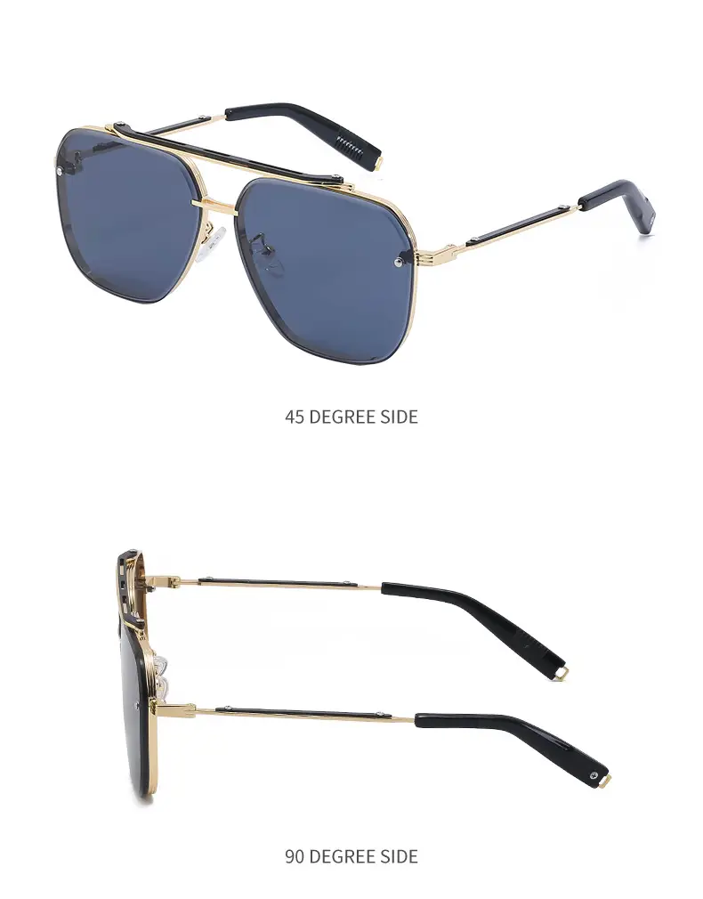 Retro Steampunk Sunglasses Men Women Diamond Trim — feature 35