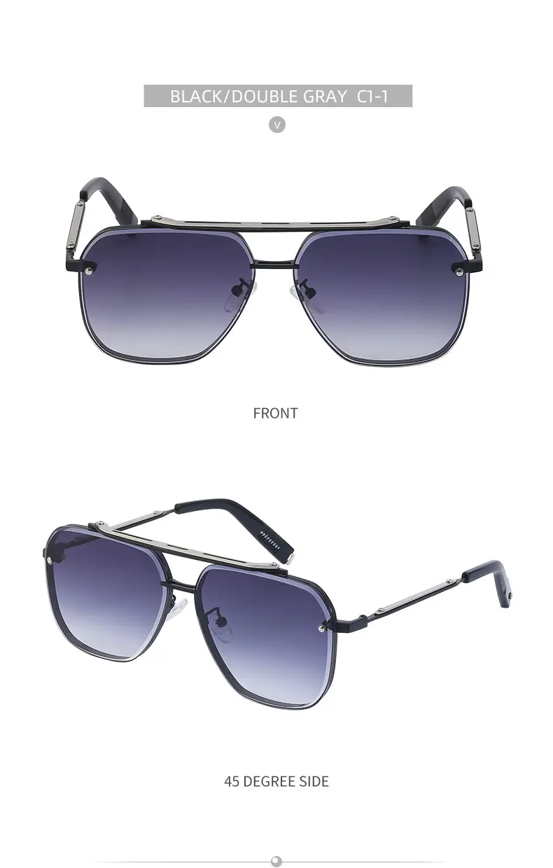 Retro Steampunk Sunglasses Men Women Diamond Trim — feature 40