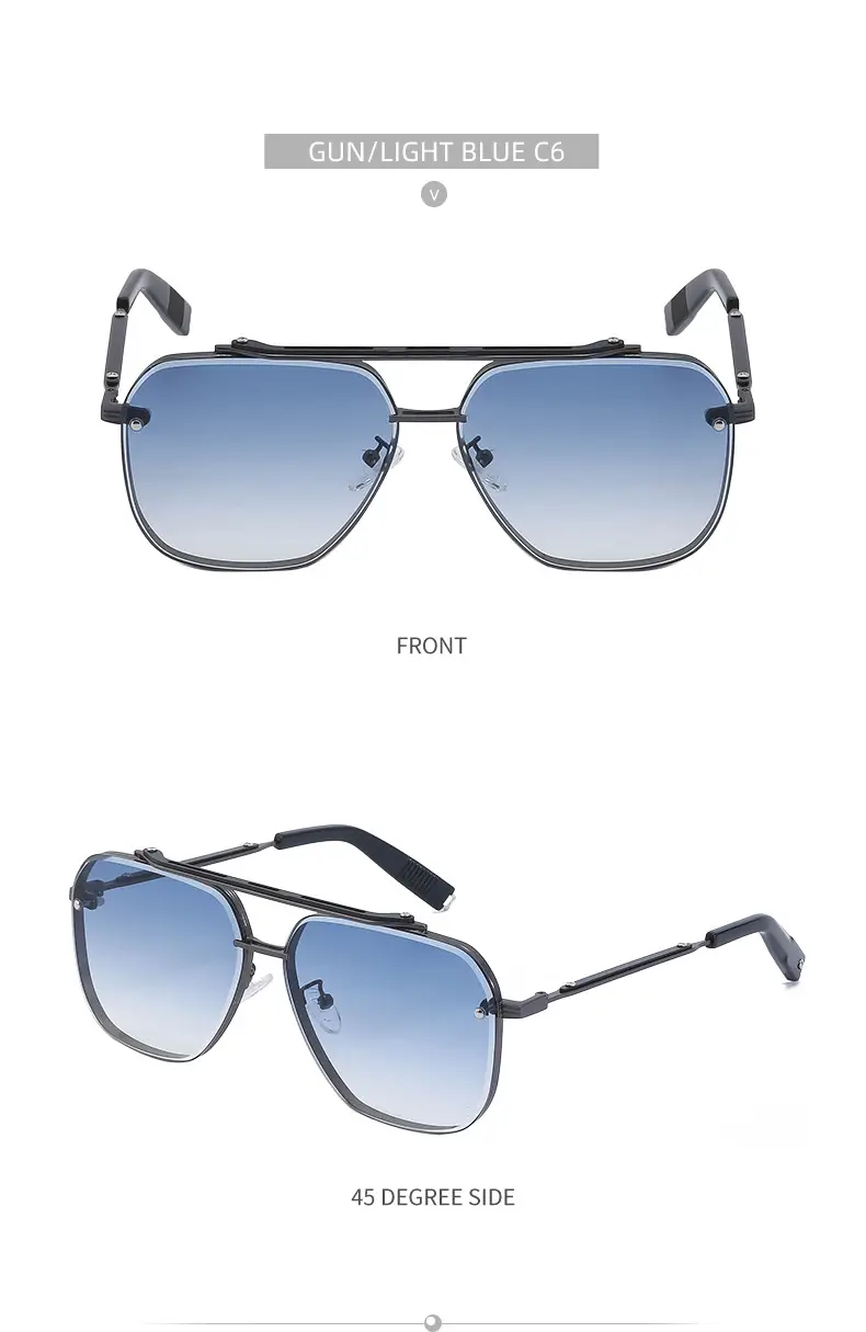 Retro Steampunk Sunglasses Men Women Diamond Trim — feature 41