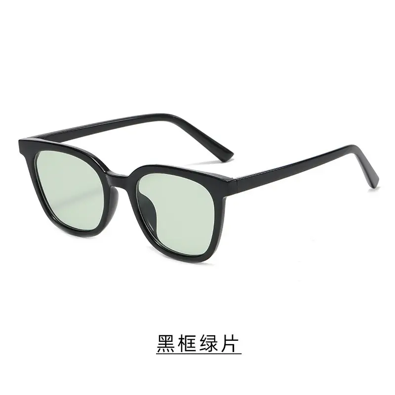 Black Frame Sunglasses with Green Tint 2022 Style - Image 3