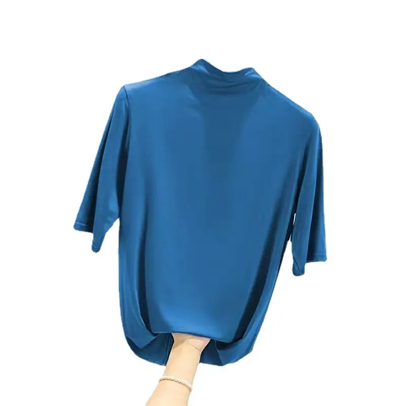 Women Black Quarter Sleeve Slim Fit Shirt Spring Autumn - Image 11