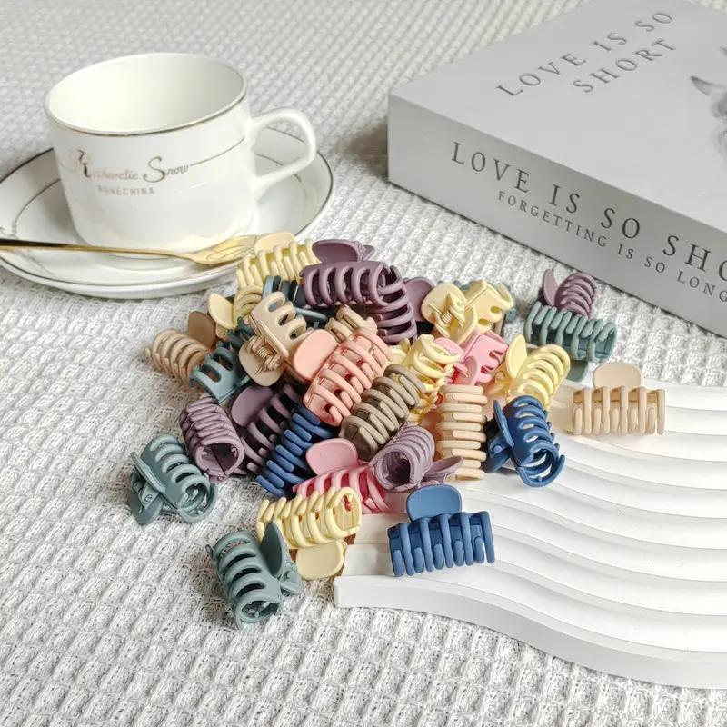 Small Blue Hair Clip for Women's Head Pony