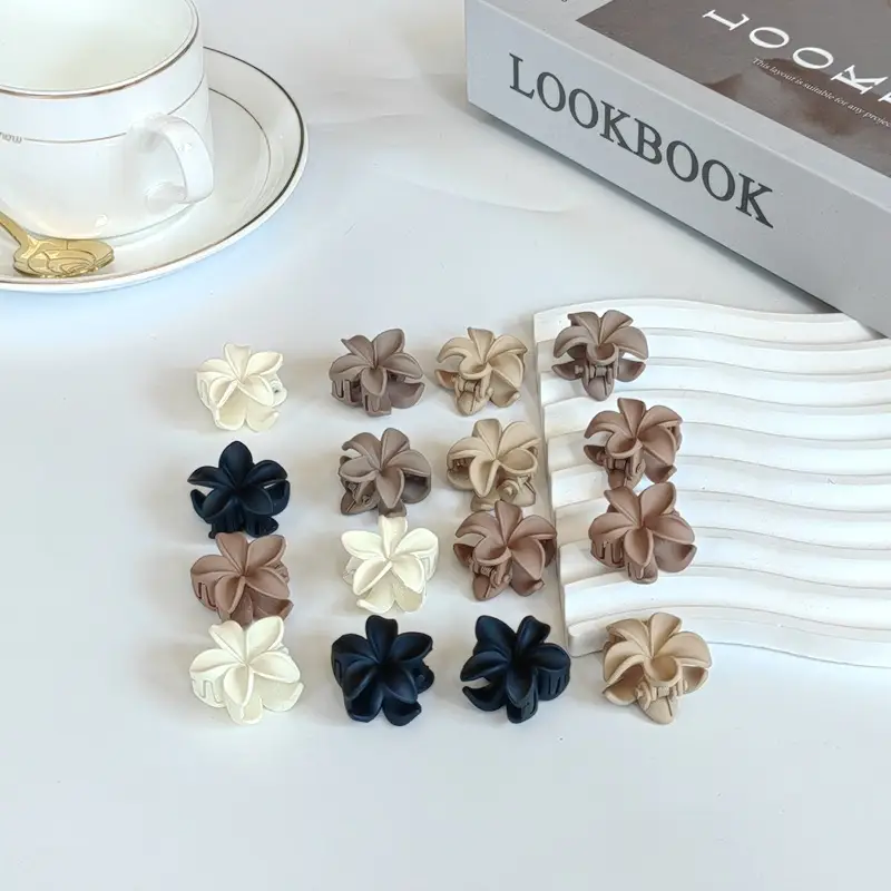 Small Blue Hair Clip for Women's Head Pony